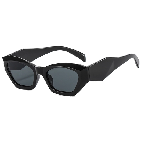 Occhiali Da Sole Cat Eye Irregolari Montura Spessa Geometrica UV400 Moda Retro Chic Glitter Per Donne Uomini
