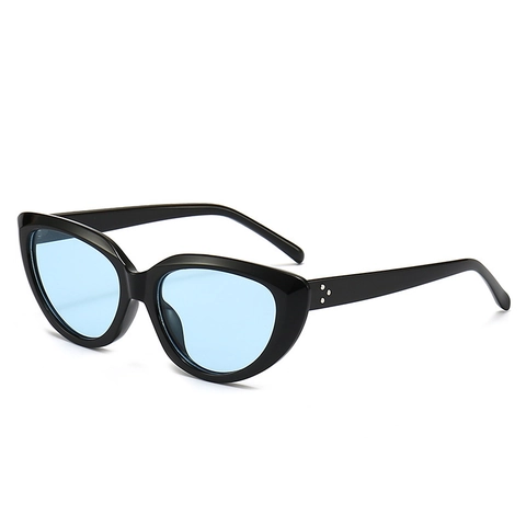 Occhiali Da Sole Vintage Cat Eye Per Donna Protezione UV400 Montatura In PC Spessa Moda Retro Stile Hip Hop