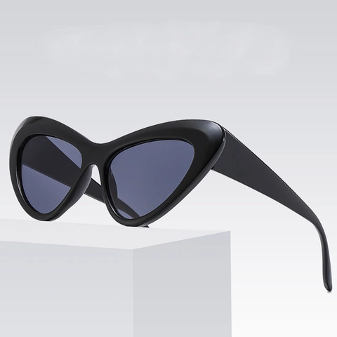 Modische Katzenauge Herzform Sonnenbrille PC Rahmen UV400 Schutz Retro Trendy Outdoor Brillen Für Damen Herren