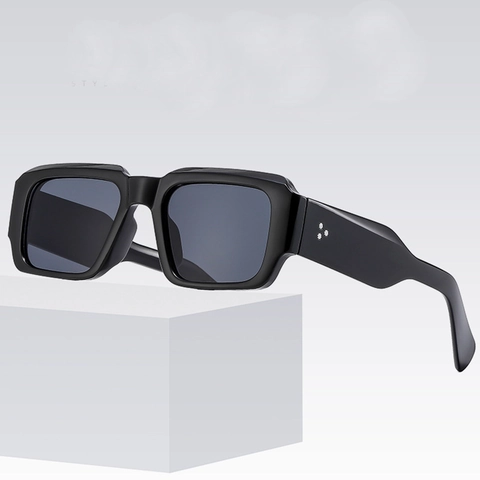 Oversized Square Sunglasses UV400 Protection Retro Thick Frame Fashion Trendy Eyewear For Men Women Outdoor