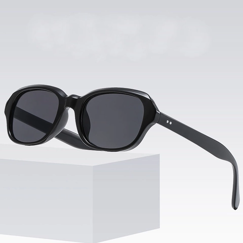 Gafas De Sol Ovaladas Retro Montura PC Protección UV400 Estilo Callejero Vintage Moda Para Hombre Y Mujer