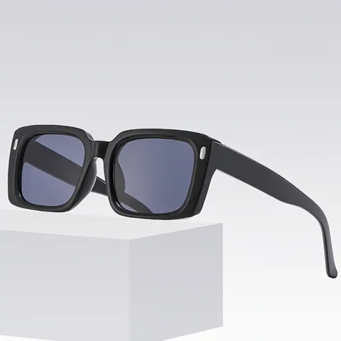 Square Retro Sunglasses UV400 Protection PC Frame Fashionable Outdoor Travel Unisex Eyewear Classic