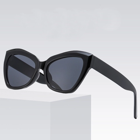 Gafas De Sol Ojo De Gato Para Mujer Montura Mariposa Extragrande Protección UV400 Material PC Moda Retro