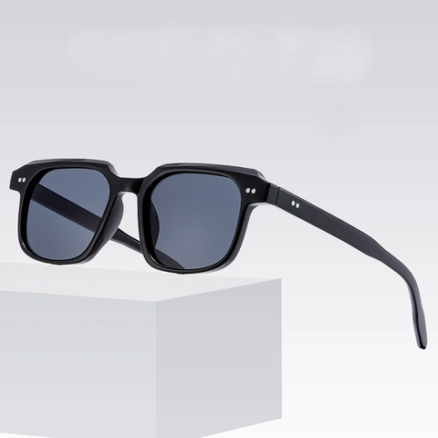 Occhiali Da Sole Quadrati Retrò E Occhiali Anti Luce Blu UV400 Montatura In PC Occhiali Classici Con Doppio Rivetto Per Uomo Donna
