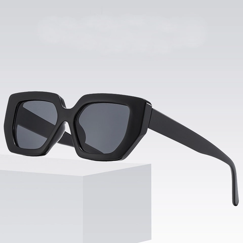 Gafas De Sol Cuadradas Retro Moda Montura PC Gruesa Protección UV400 Deportes Al Aire Libre Hombre Mujer