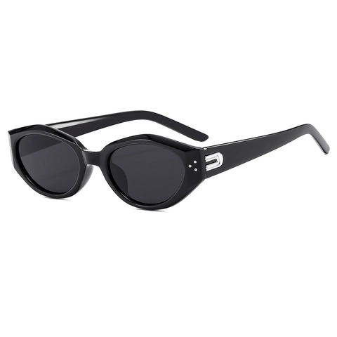 Occhiali Da Sole Cat Eye Da Donna Vintage Ovali Montatura In Resina Lenti AC Protezione UV400 Moda