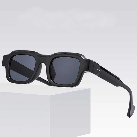 Retro Square Sunglasses Vintage Rectangle PC Frame AC Lens UV400 Protection Fashion Trendy Eyewear For Men Women