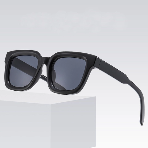 Gafas De Sol Cuadradas Retro Protección UV400 Montura De PC Lentes AC Moda Tendencia Para Hombres Mujeres Vintage