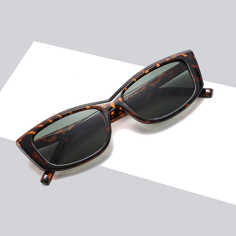 Occhiali Da Sole Rettangolari Occhio Di Gatto Retro Montatura PC Lenti AC Protezione UV Moda Per Uomini E Donne