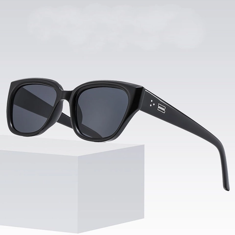 Retro Square Sunglasses UV400 Protection PC Frame AC Lens Fashion Classic Unisex Versatile Eyewear