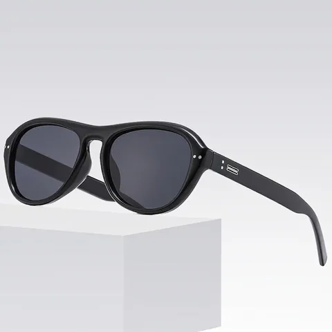 Occhiali Da Sole Aviator Quadrati Vintage Montatura PC Lente AC Protezione UV400 Donne Uomini Guida All Aperto Viaggio