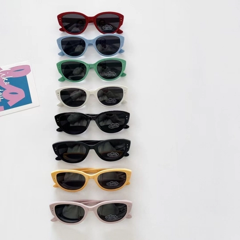 Kinder Polarisierte Sonnenbrille Kunststoff UV400 Schutz Katzenauge Mode Outdoor Brille Für Jungen Mädchen Mit Etui