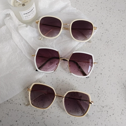 Gafas De Sol Retro Para Niños Protección UV400 Montura Redonda Cuadrada Moda Coloridas Para Niñas
