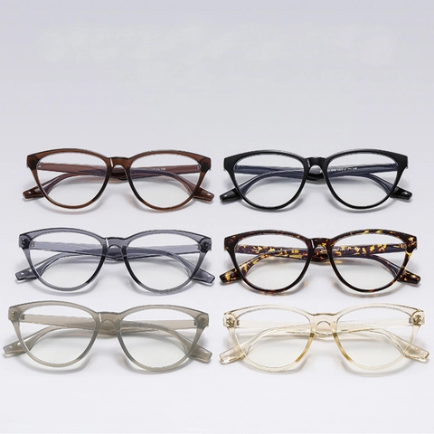 Katzenaugen Brillenrahmen PC Material Strahlenschutz Leicht Retro Minimalistisch Mode Optische Brillen Für Frauen Studenten
