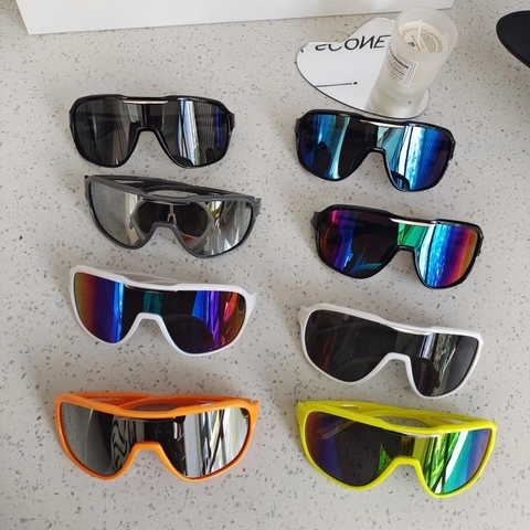 Occhiali Da Sole Sportivi Per Bambini Montatura Grande Monopezzo Per Ciclismo Stile Trendy Lenti AC PC