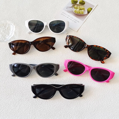 Occhiali Da Sole Cat Eye Retrò Con Montura In Resina E Lenti In PC Protezione UV400 Moda Vintage Per Donne Uomini