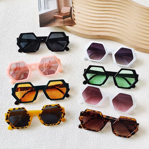 Sechseckige Sonnenbrille Mit PC Rahmen Und UV400 Schutz Mode Retro Übergroße Brille Für Damen Und Herren