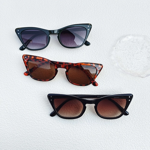 Gafas de Sol de Ojo de Gato Vintage para Mujer Hombre Montura de Resina Leopardo Moda Protección UV400 Retro Gafas