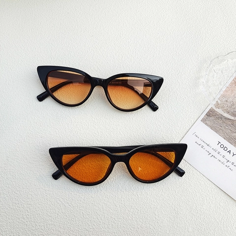 Occhiali Da Sole Occhio Di Gatto Retro Per Donna Protezione UV400 Montatura In Resina PC Vintage Stile Di Strada