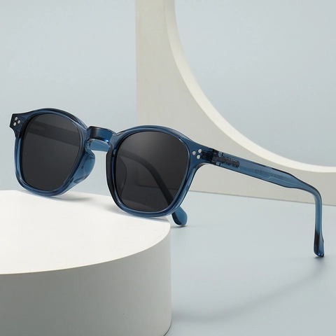 Gafas De Sol Redondas Retro Montura PC Polarizadas Protección UV400 Vintage Para Hombres Mujeres Exterior