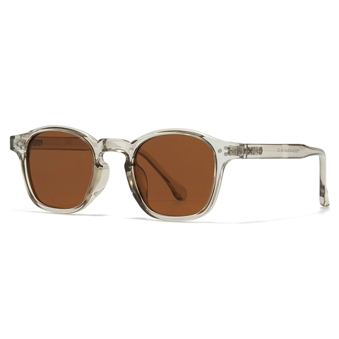 Gafas De Sol Redondas Retro Montura PC Polarizadas Protección UV400 Vintage Para Hombres Mujeres Exterior