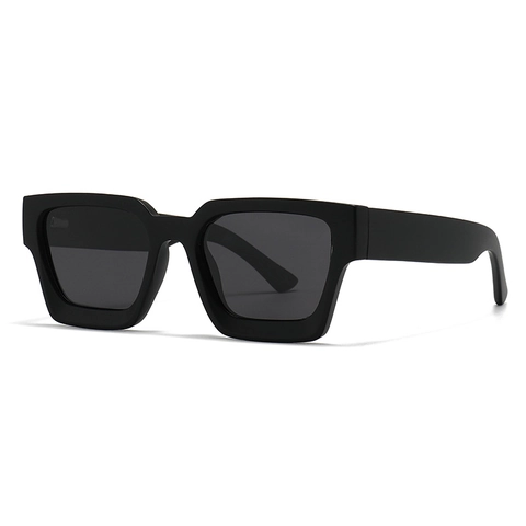Square Polarized Sunglasses Retro PC Frame UV Protection Modern Outdoor Eyewear For Men And Women