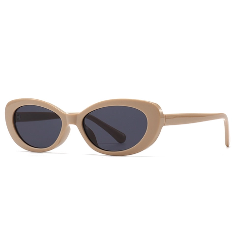 Occhiali Da Sole Ovali Occhio Di Gatto Retro Da Donna Protezione UV400 Montatura E Lenti In PC Occhiali Alla Moda