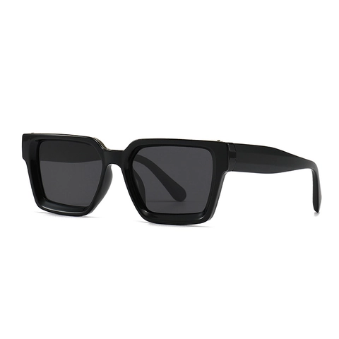 Retro Square Polarized Sunglasses PC Frame UV400 Protection Unisex Fashion Versatile Outdoor Eyewear