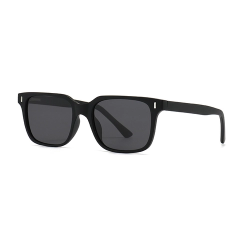 Square Polarized Sunglasses UV400 Protection Vintage Plastic Frame Unisex Fashion Eyewear For Driving Outdoor