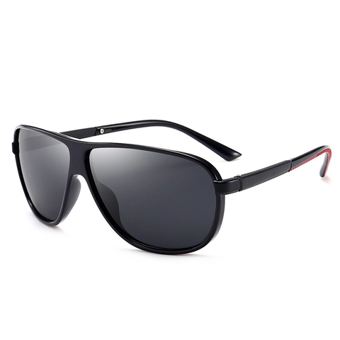 Men's Classic Square Aviator Sunglasses PC Metal Frame UV400 Polarized Driving Mirror Outdoor Sport Travel Eyewear