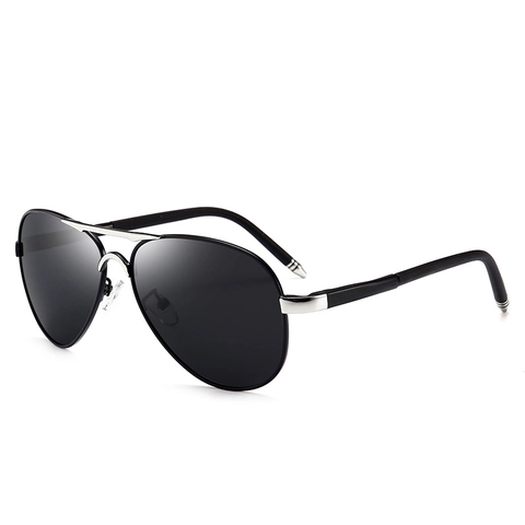 Classic Aviator Sunglasses Men Polarized UV400 Metal Frame PC Lens Anti Glare Driving Fashion Eyewear