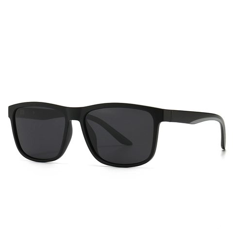 Occhiali Da Sole Quadrati Classici Da Uomo Montatura PC Polarizzati Protezione UV400 Per Guida Sport All'aperto Moda