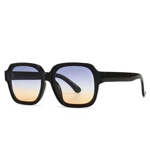 Oversized Square Sunglasses PC Frame PC Lens UV400 Protection Retro Fashion Eyewear For Women Men
