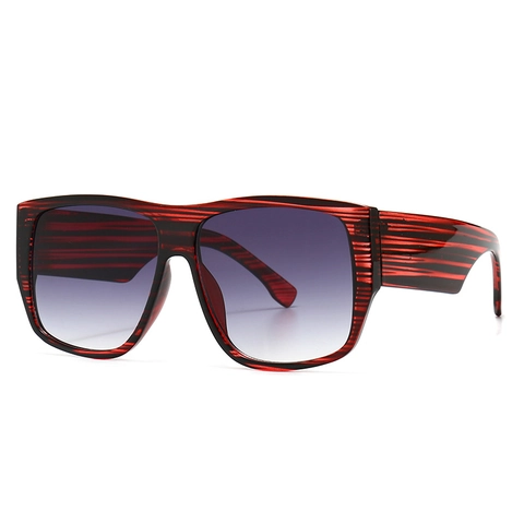 Oversized D Frame Sunglasses PC Frame And Lens UV400 Protection Gradient Lenses Retro Vintage Fashion Square Eyewear For Women