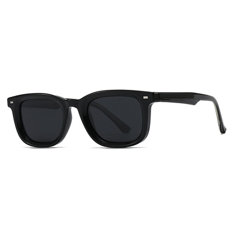 Square Polarized Sunglasses UV400 Protection PC Frame Vintage Outdoor Fashion Eyewear For Men And Women
