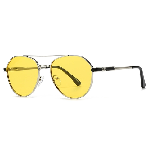 Aviator Sunglasses Metal Frame Polarized UV400 Double Bridge Retro Vintage Fashion Eyewear Men Women