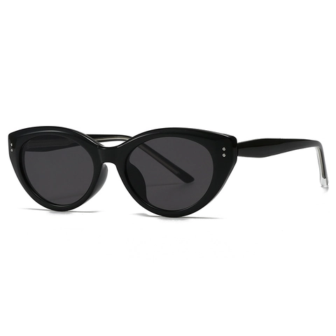 Occhiali Da Sole Cat Eye Retrò Per Donna E Uomo Montatura In PC Vintage Protezione UV400 Arredo Rivetto Alla Moda