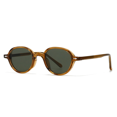 Vintage Oval Sunglasses For Women Men Retro UV400 Protection Plastic Frame Resin Lens Modern Street Style Sun Glasses
