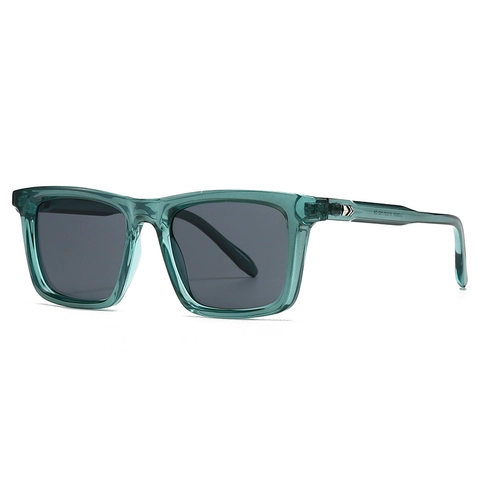 Square Frame Sunglasses PC Plastic Frame UV400 Protection Street Fashion Retro Metal Stud Decoration Unisex Eyewear