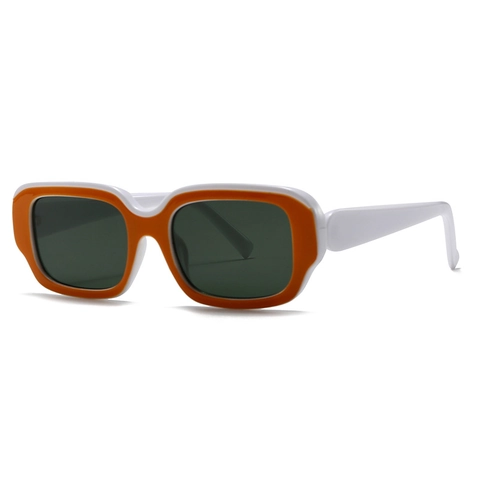 Occhiali da Sole Vintage Quadrati Cat Eye per Donna Uomo Moda Montatura Larga PC Protezione UV400 Streetwear Decorativi