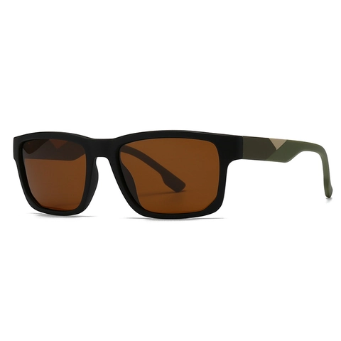 Occhiali Da Sole Polarizzati Da Uomo Montatura Quadrata In PC Protezione UV400 Occhiali Da Guida Classici Moda