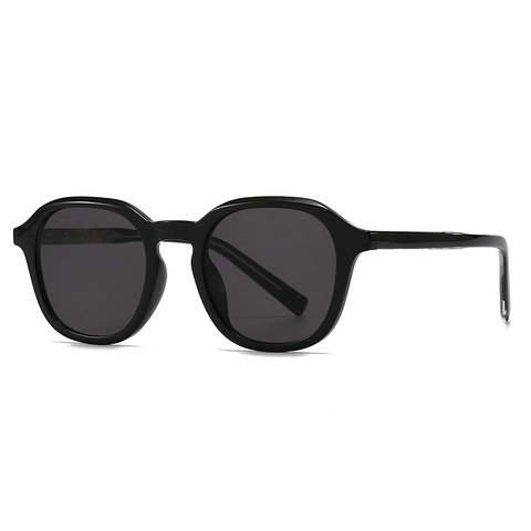 Retro Ronde Zonnebril UV400 Bescherming PC Frame Hars Lens Moderne Trendy Brillen Voor Heren Dames