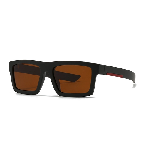 Square Polarized Sunglasses For Men Women UV400 Protection Plastic Frame PC Lens Modern Trendy Sporty Eyewear For Driving