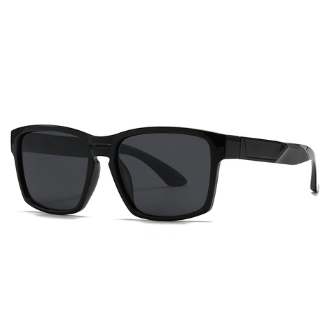 Square Polarized Sunglasses UV400 Protection Plastic Frame PC Lens Trendy INS Style Modern Eyewear For Men Women
