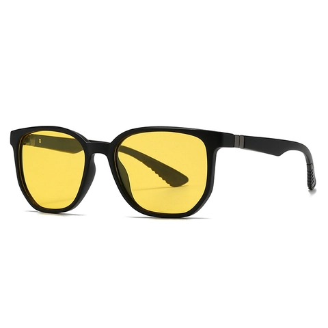 Polarized Square Sunglasses UV400 Protection PC Lens Plastic Frame Modern Trendy Outdoor Eyewear For Men Women