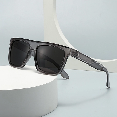 Polarized Sunglasses Square Frame UV400 Protection PC Lens Fashion Modern Eyewear Men Women