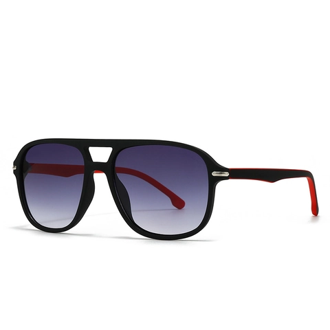 Vintage Aviator Sonnenbrille Für Damen Herren Doppelsteg UV400 Farbverlauf Mode Quadratischer Rahmen Brillen Zubehör