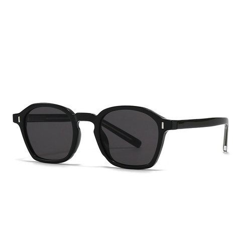 Lunettes de Soleil Carrées Rétro Vintage Pour Femmes Hommes Mode Protection UV400 Lentille en Plastique PC Trendy Street Style