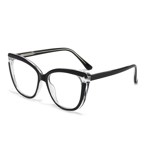 Occhiali Da Gatto Anti Luce Blu Donna Moda Retrò Montatura In PC Con Aste Con Nucleo In Metallo 5748