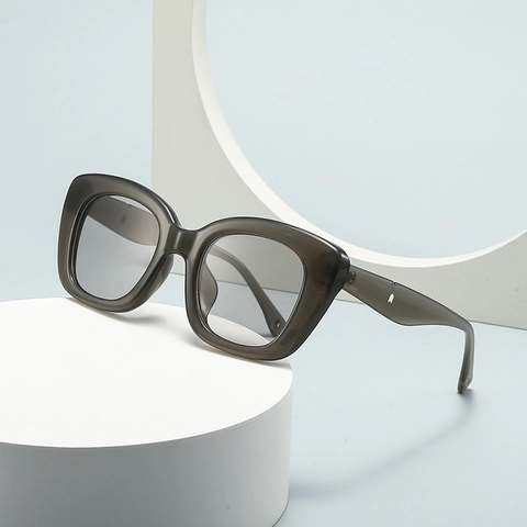 Retro Quadratische Sonnenbrille UV400 Schutz PC Rahmen Metall Pfeil Dekor Moderne Trendige Brillen Für Damen Herren